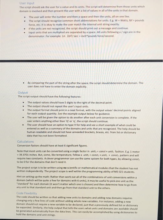 quantities between unit systems is a very common engineering task. The Python
