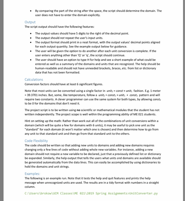 do unit conversion for the user. Name the script that does this