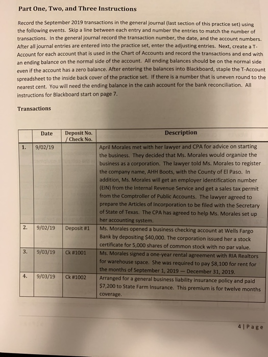 writing the journal entries for AHH Boots, Inc. in the back of