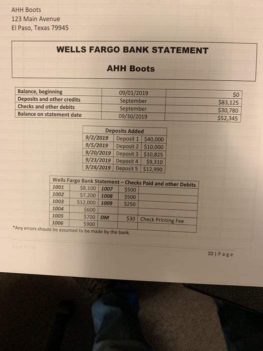 of the practice set and then enter them into Blackboard. For part