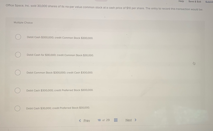  Help Save & Exit Submi Office Space, Inc. sold 30,000 shares