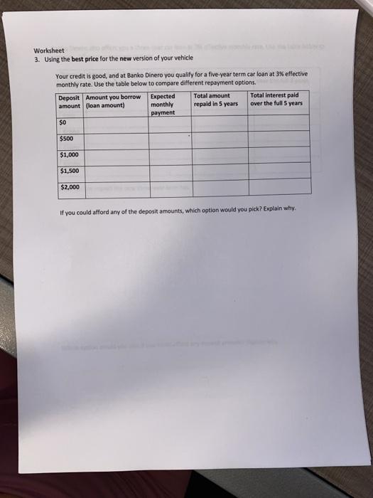 vehicle Caution: You will be collecting information online and in person. The