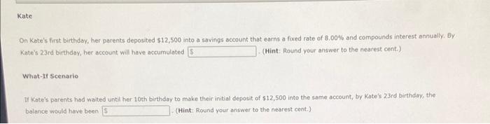 parents deposited $12,500 into a savings account that eams a foxed rate