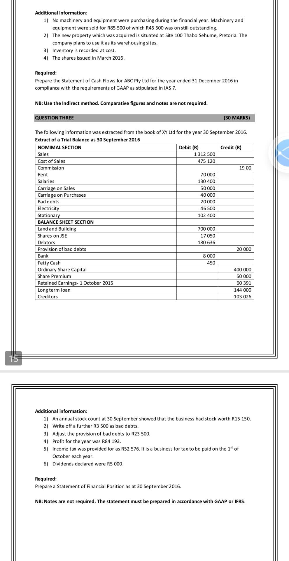 following information relates to ABC Pty Ltd, a business that manufactures electric
