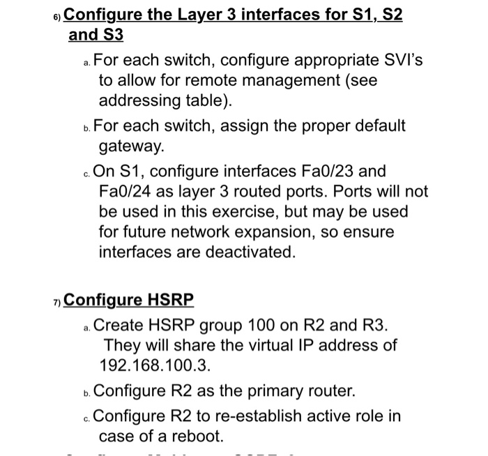 excute on cisco switch and router. packet tracer anything can help use