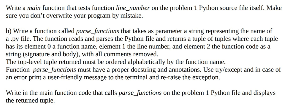 two strings representing file names. Assume these are text files. The function