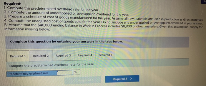 system and applies overhead cost to jobs on the basis of direct