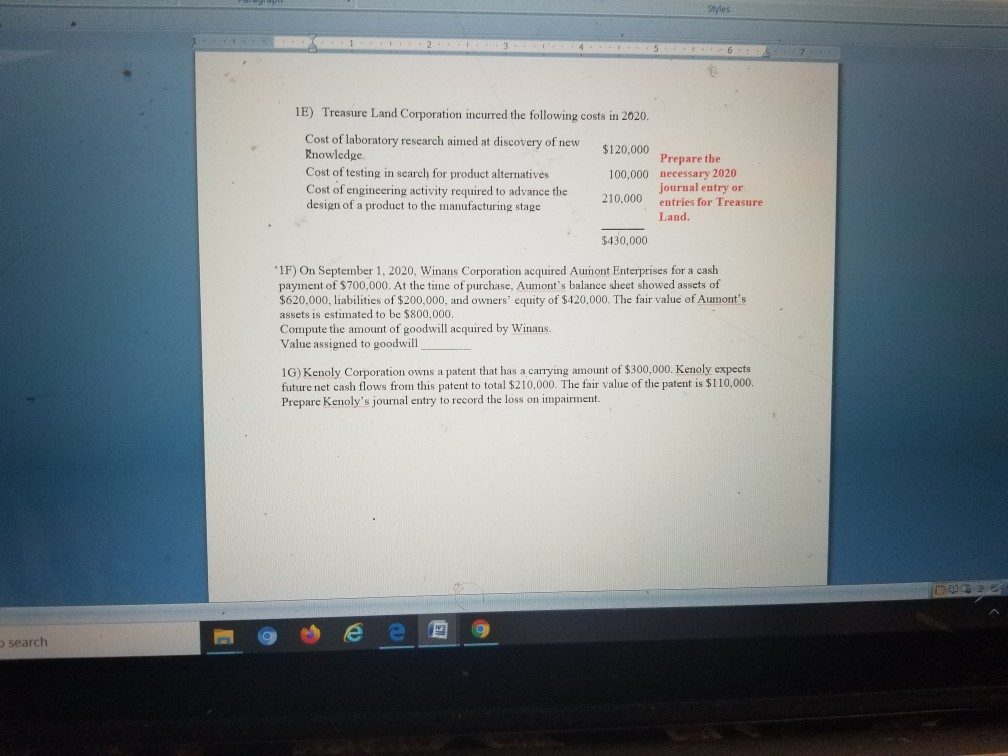 acquired Skysofig Enterprises for a cash payment of $790,000. At the time