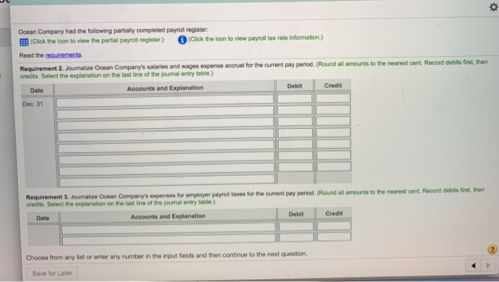 boxes so you know my options. thank you in advance Ocean Company