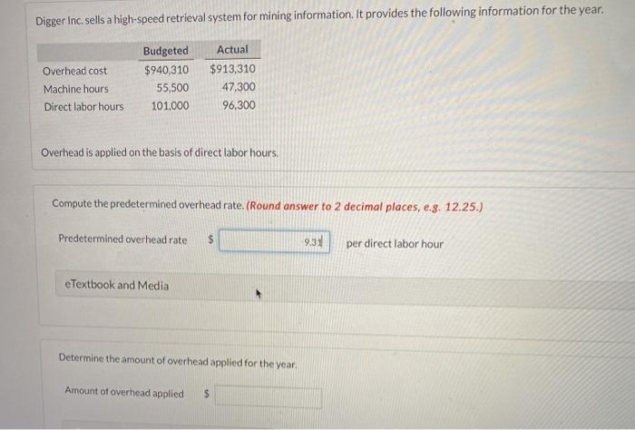  Digger Inc. sells a high-speed retrieval system for mining information. It