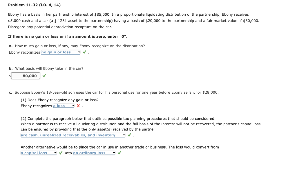 I only need help with C (1). The drop down options are:
