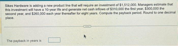  Sikes Hardware is adding a new product line that will require