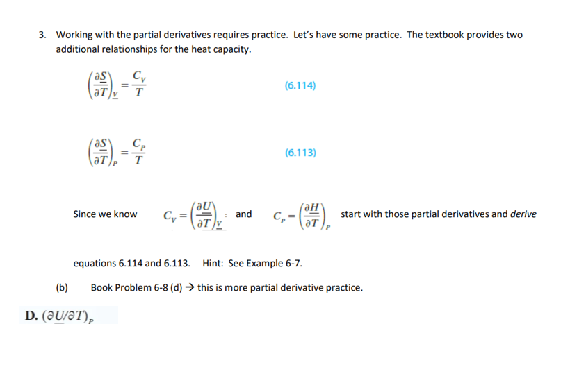  Since we know : and start with those partial derivatives and