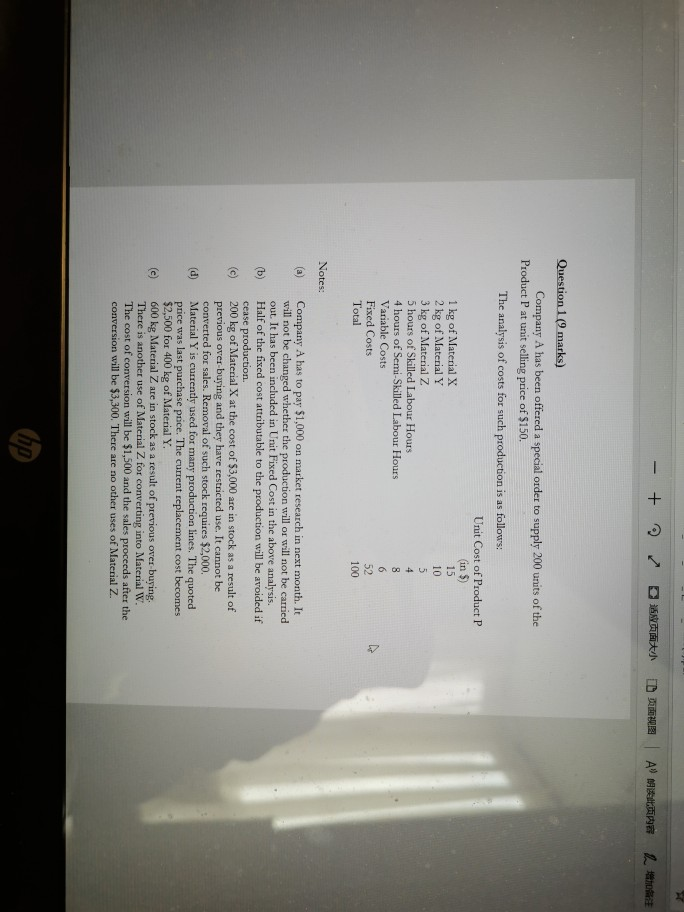  - + ID 28 A Meteo Question 1 (9 marks) Company