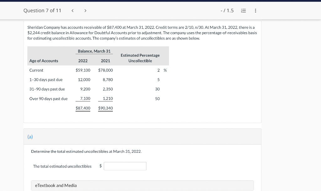 question 7 there is a and b. for b please prepare the