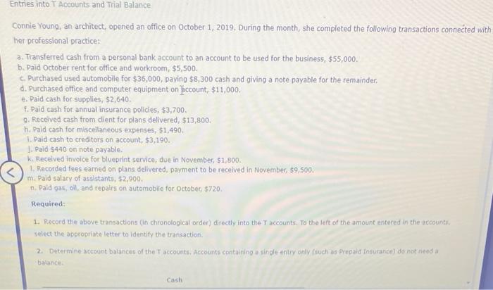  Online instructor assigned this with no instructions please help!! Entries into