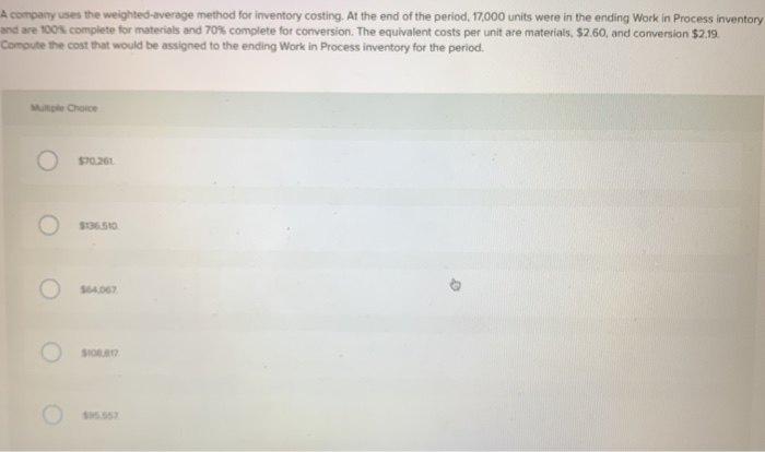 per equivalent unit for direct materials to be $2.10 and its cost