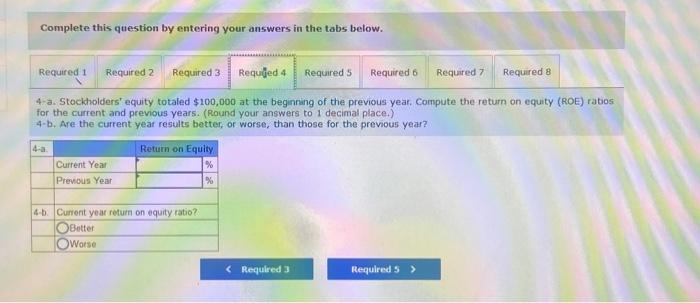 the previous year? 2. Compute the net profit margin for the current