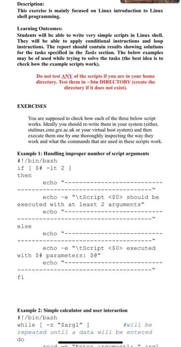  I need an answer for this lab work Description: This exercise