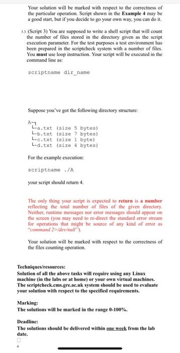 Tasks section. The below examples may be of used while trying to