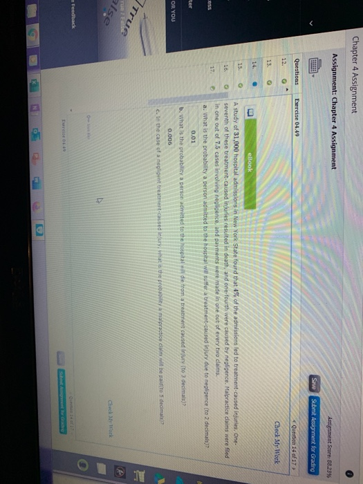  Chapter 4 Assignment Assignment: Chapter 4 Assignment Assignment Score: 88.2396 Save