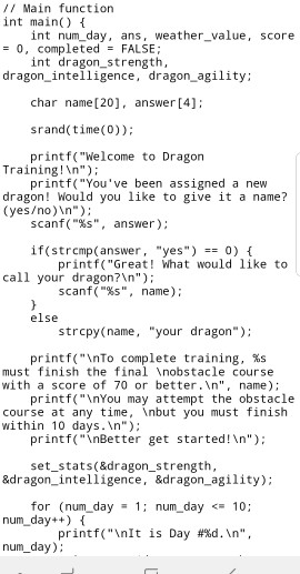 skills. The basic idea behind the simulation is as follows: 1) You