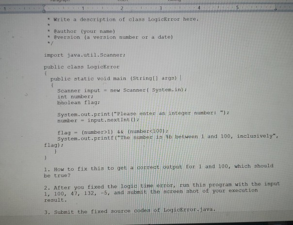  + Write a description of class LogicError here. * @author (your