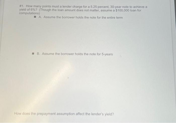 please show calculator work, step by step \#1. How many points must