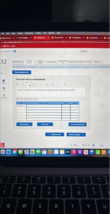 entry worksheet frece y=ir, Journal entry worksheet. Journal entry worksheet Journal entry