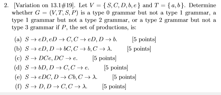 Explain how you got answer too if possible. [Variation on 13.1 #19.