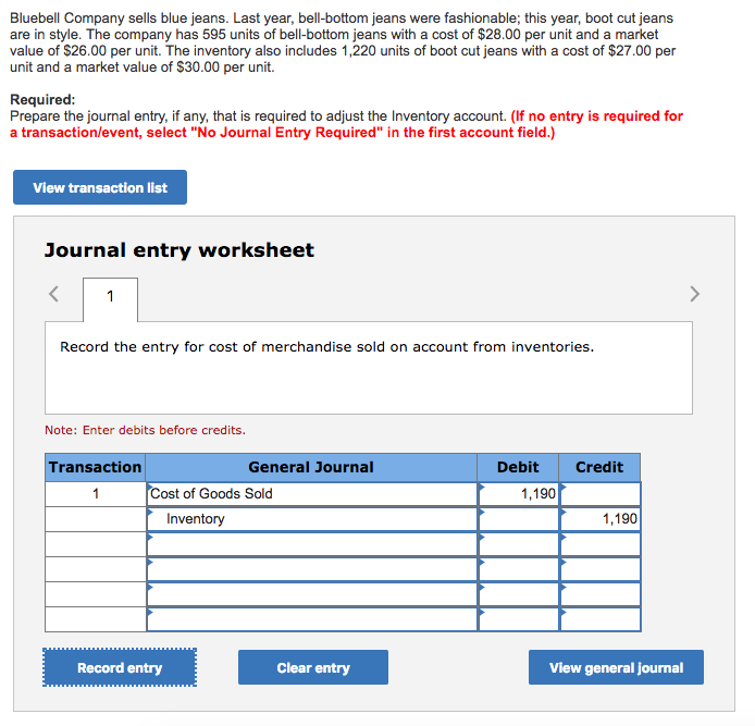 IS THIS RIGHT OR WHAT IS THE CORRECT ANSWER Bluebell Company sells