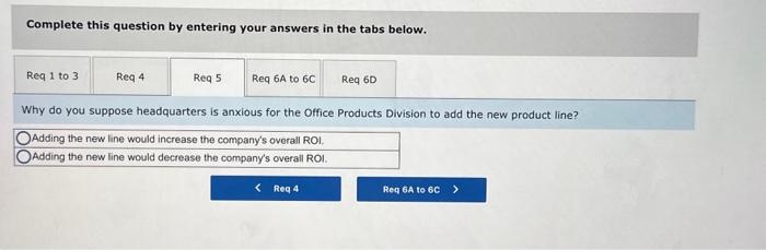 Our division's return on investment (ROI) has led the company for three