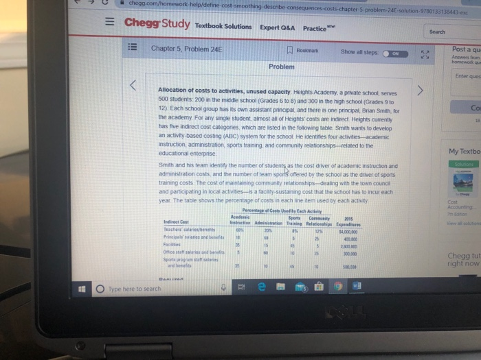  U c hegg.com/homework help/define cost-smoothing-describe consequences.costs chapters problem-24-solution 9780131 = Chegg