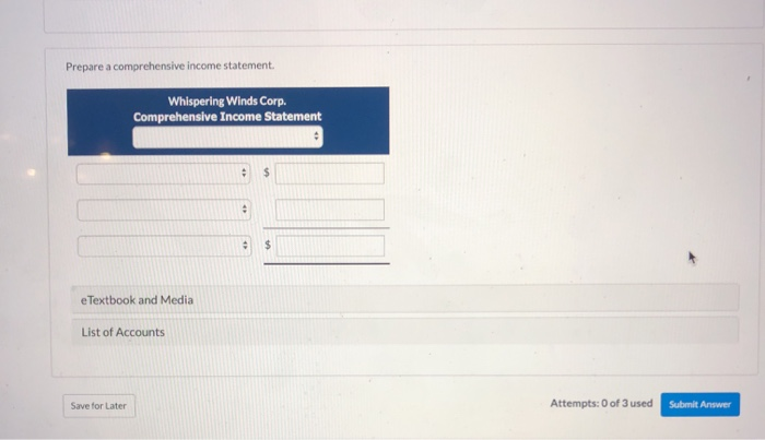 reported the following condensed data. $32,000 16,000 Operating expenses $ 719,000 Interest