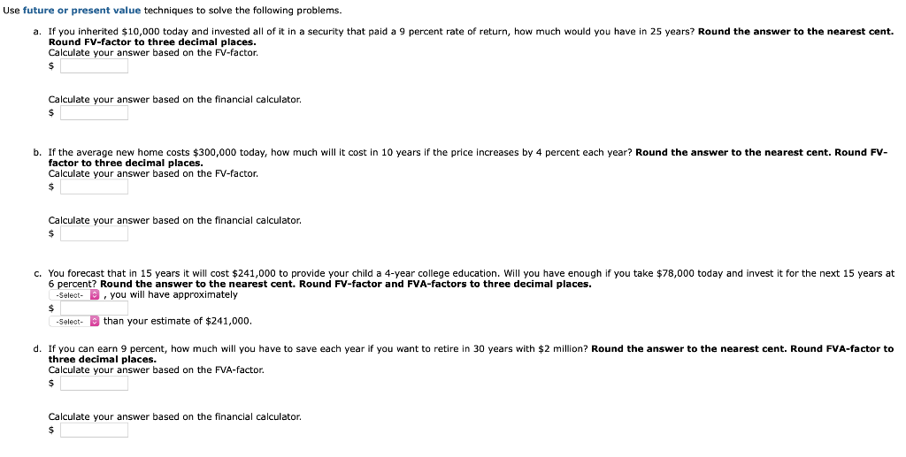 f return, how much would you have in 25 years? Round