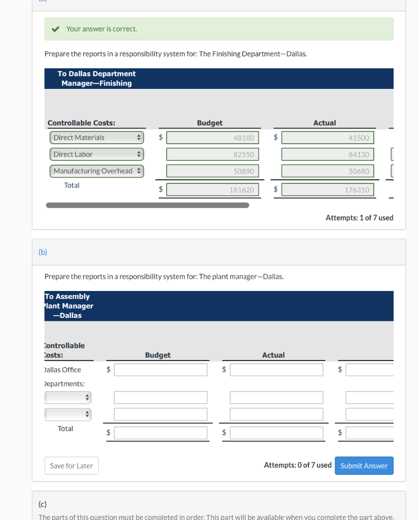 the vice president of production; three assembly plants- Dallas, Atlanta, and Tucson;