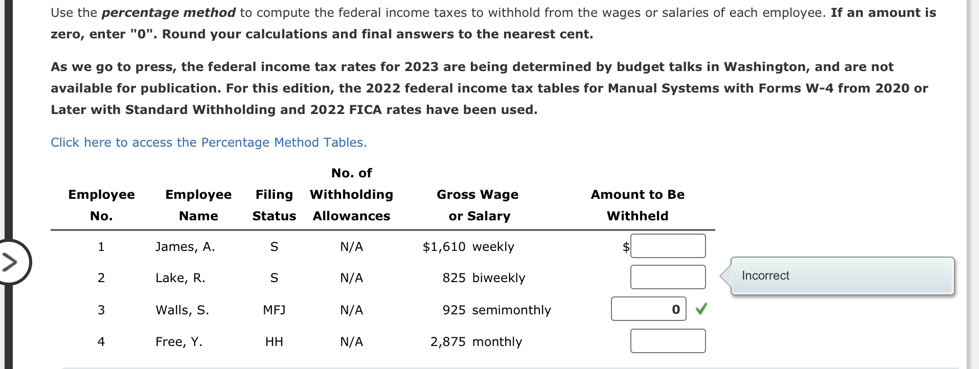 Can I please get help with this, this is for 2022 federal