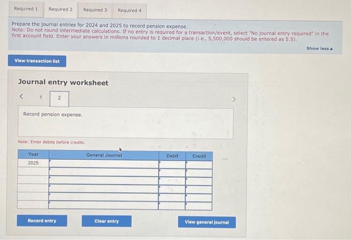 for a transaction/event, select "No journal entry required" in the first account