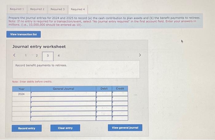 transaction/event, select "No journal entry required" in the first account field. Enter