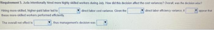 Overall, was the decision wise? Data table Juda manufactures coffee mugs that