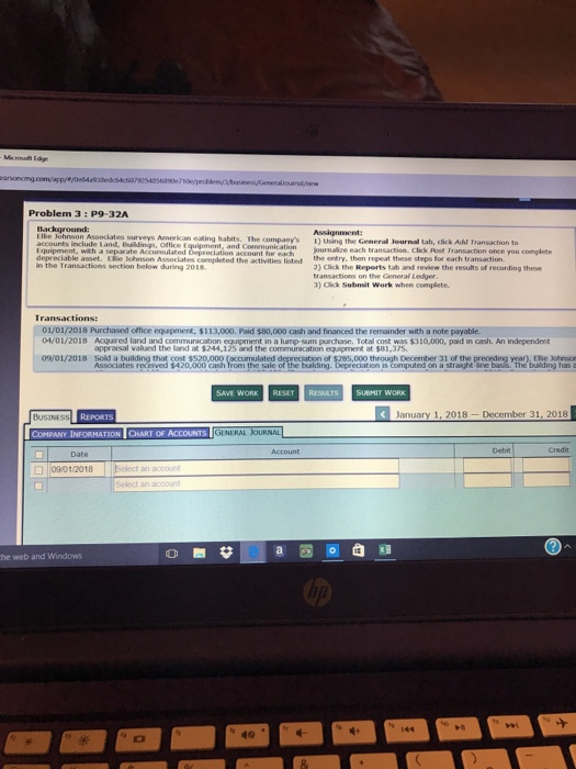 Please create the journal entries for there. Thank you. Problem 3