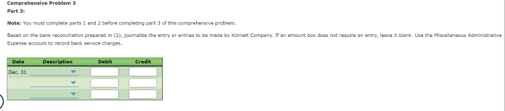 the amount boxes blank. For a compound transaction, if an amount box