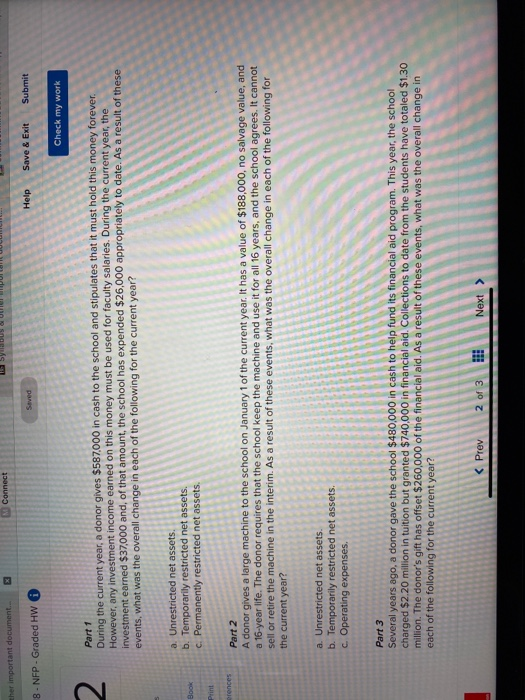  ther important document... M Connect Help Saved Save & Exit Submit