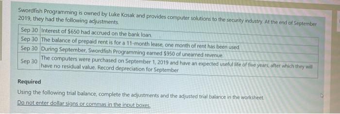  Swordfish Programming is owned by Luke Kosak and provides computer solutions