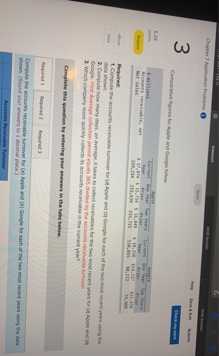  Login Connect Chapter 7 Application Problems MHE Reader MHE Reader Help