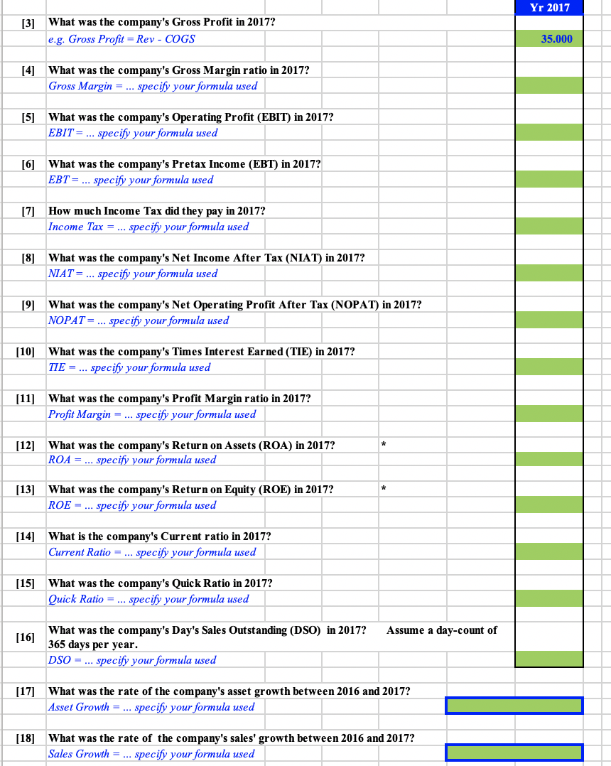 Statement Analysis PS: some guidance located at bottom of this document. Student