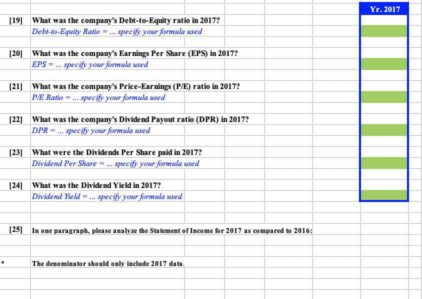Name: Instructions A) Calculate the total Current Assets, Total Assets, Total Liabilities