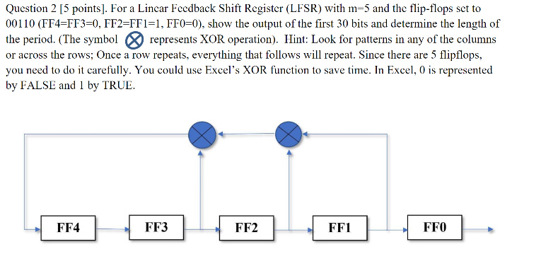 Please show work. Thank you. Question 2 [5 points]. For a Lincar