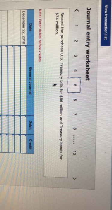 account and equity securities investment account during December 2018, and the first