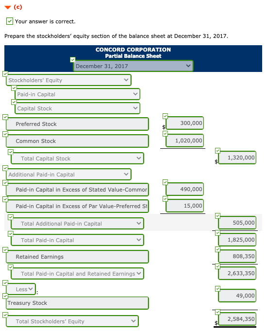 value, 300,000 shares authorized) 1,000,000 Paid-in Capital in Excess of Par Value-Preferred